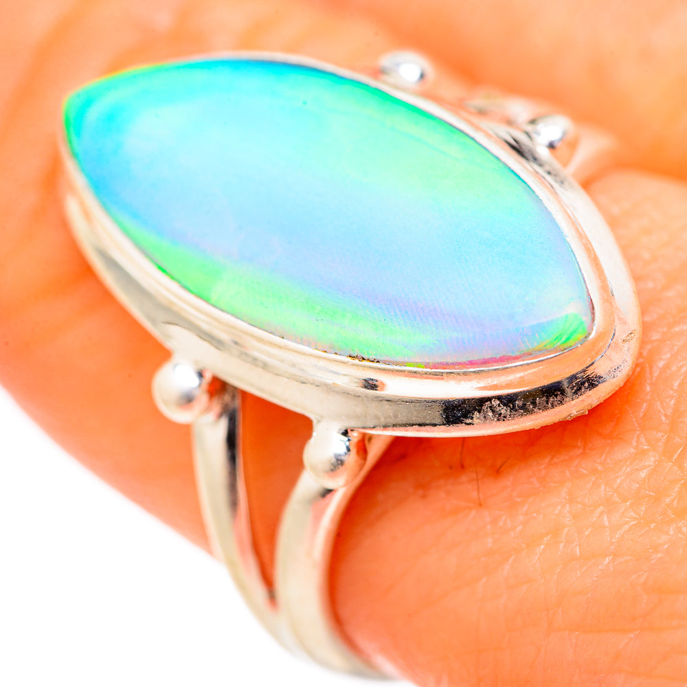 Aura Opal Rings handcrafted by Ana Silver Co - RING127741