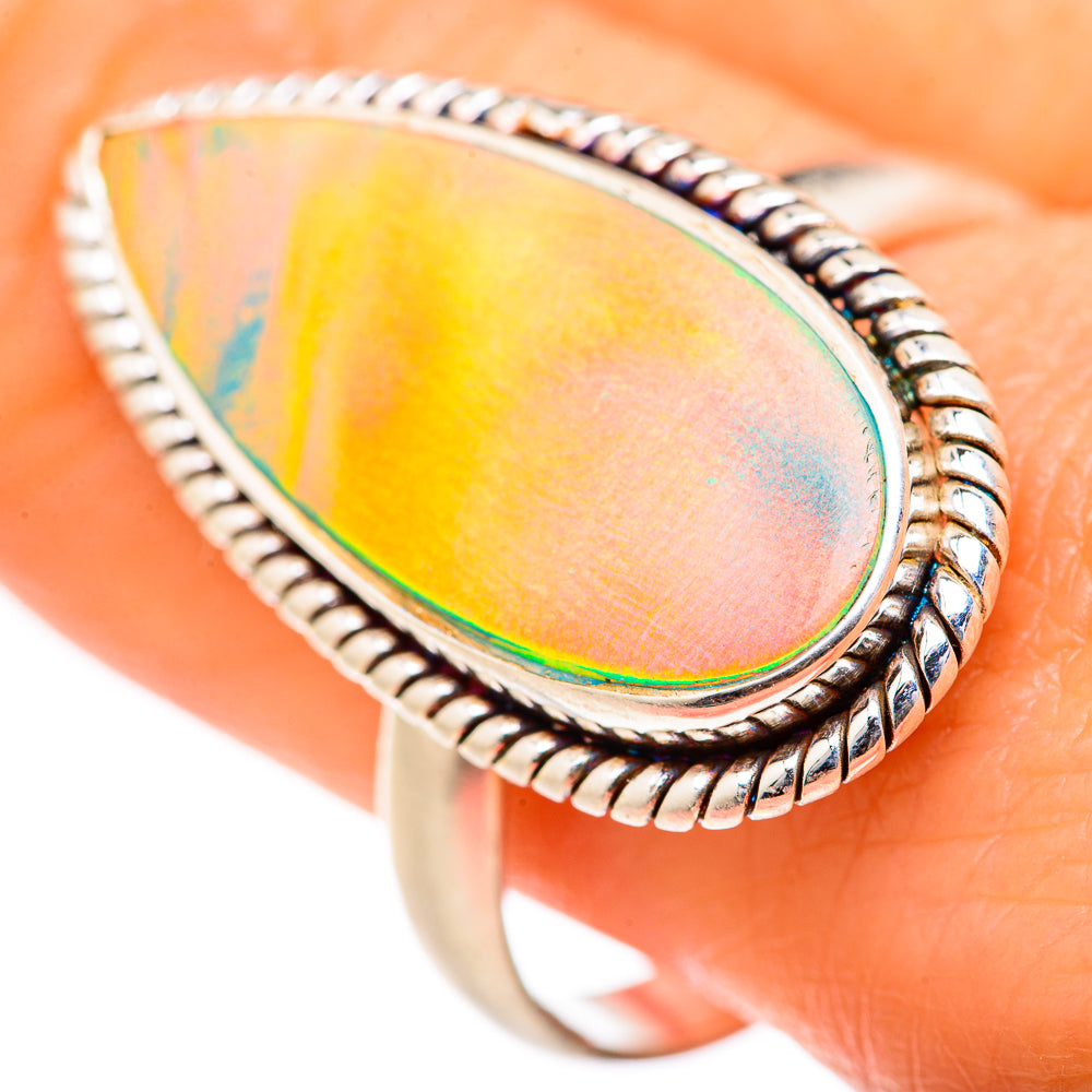 Aura Opal Rings handcrafted by Ana Silver Co - RING127742