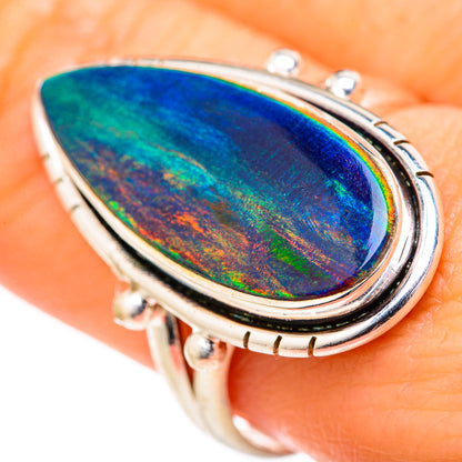 Aura Opal Rings handcrafted by Ana Silver Co - RING127743