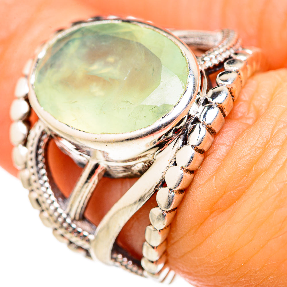 Prehnite Rings handcrafted by Ana Silver Co - RING127751