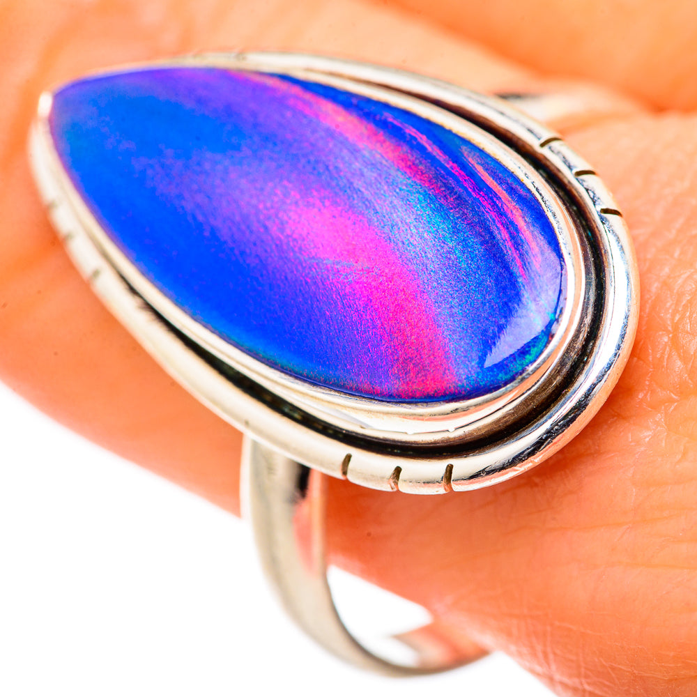 Aura Opal Rings handcrafted by Ana Silver Co - RING127755