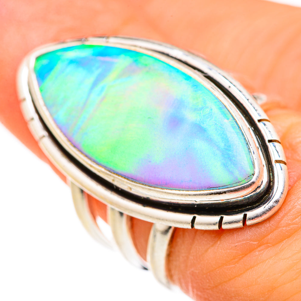 Aura Opal Rings handcrafted by Ana Silver Co - RING127757