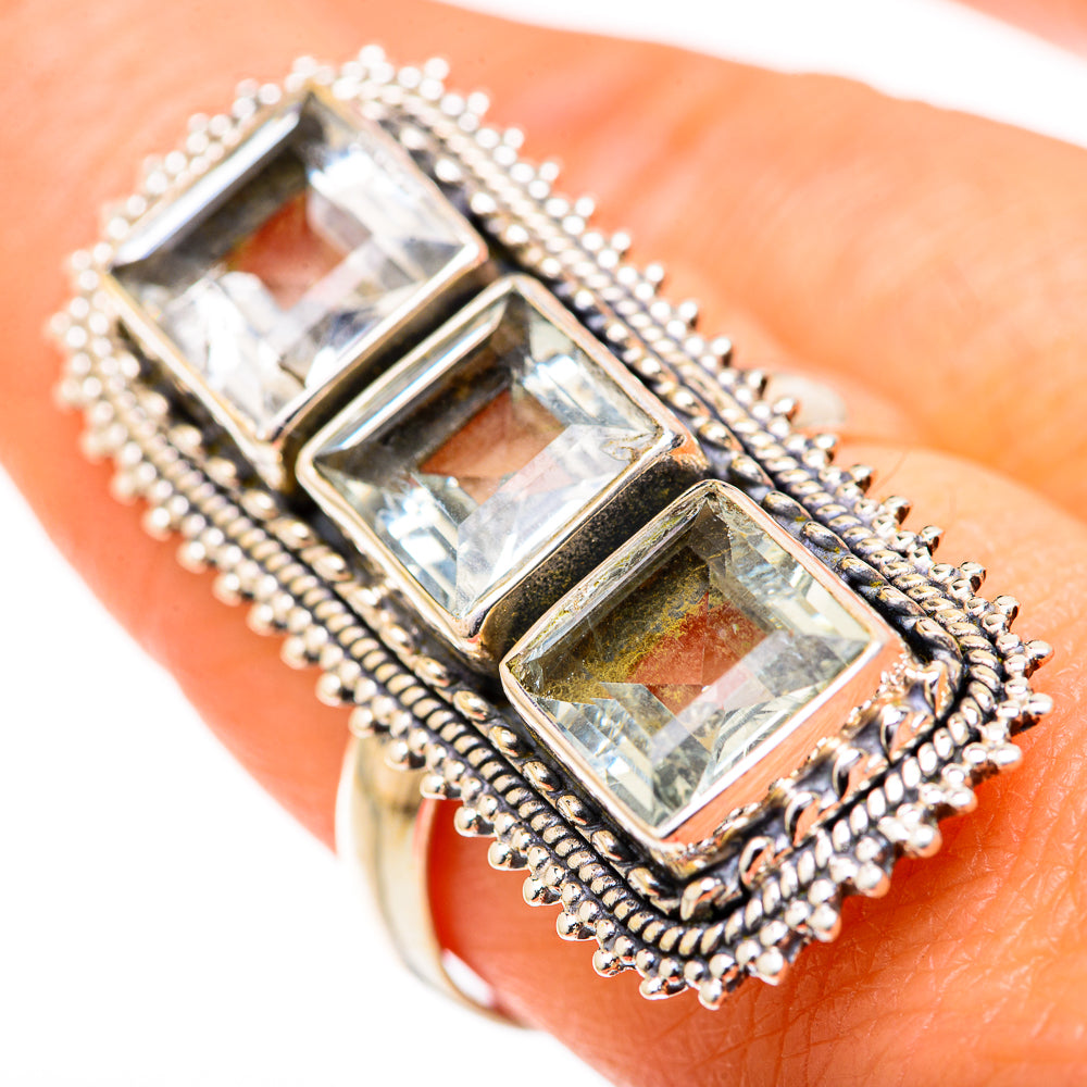 White Quartz Rings handcrafted by Ana Silver Co - RING127768