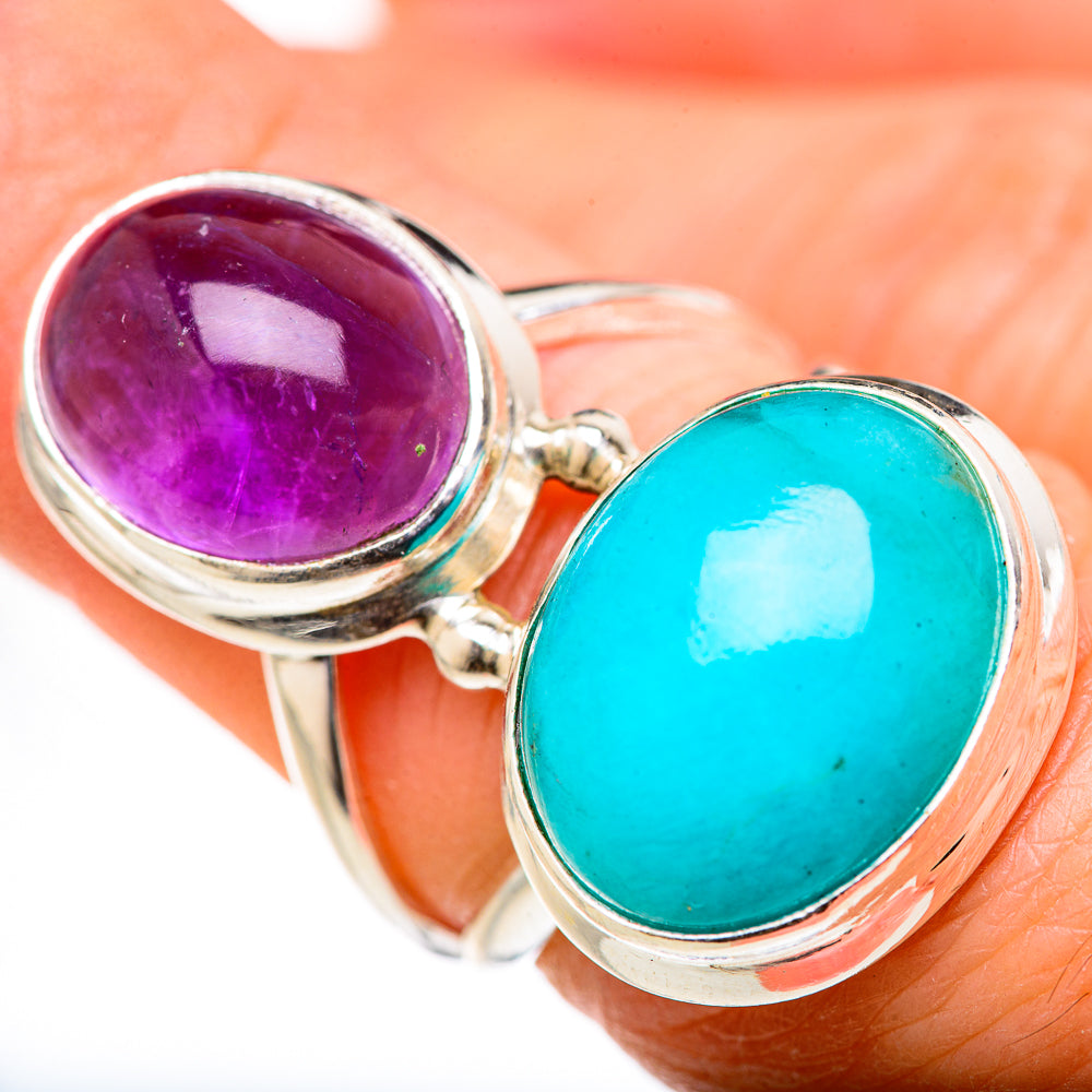 Amazonite Rings handcrafted by Ana Silver Co - RING127773