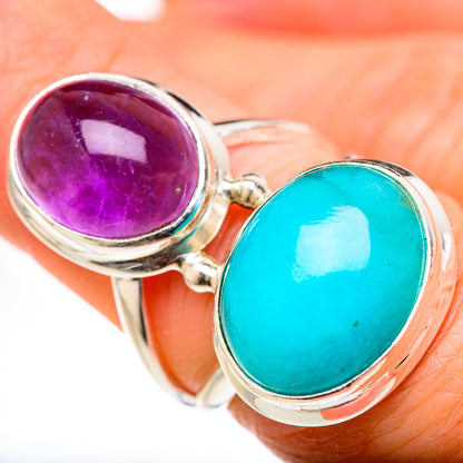 Amazonite Rings handcrafted by Ana Silver Co - RING127773