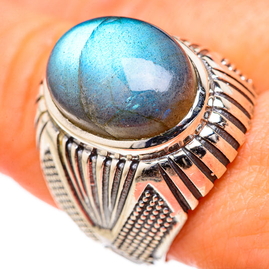 Labradorite Rings handcrafted by Ana Silver Co - RING127776
