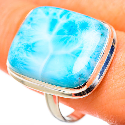 Larimar Rings handcrafted by Ana Silver Co - RING127780