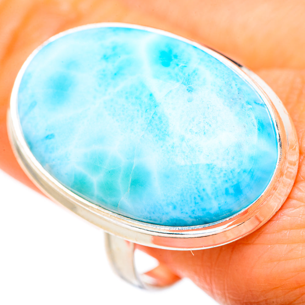Larimar Rings handcrafted by Ana Silver Co - RING127799