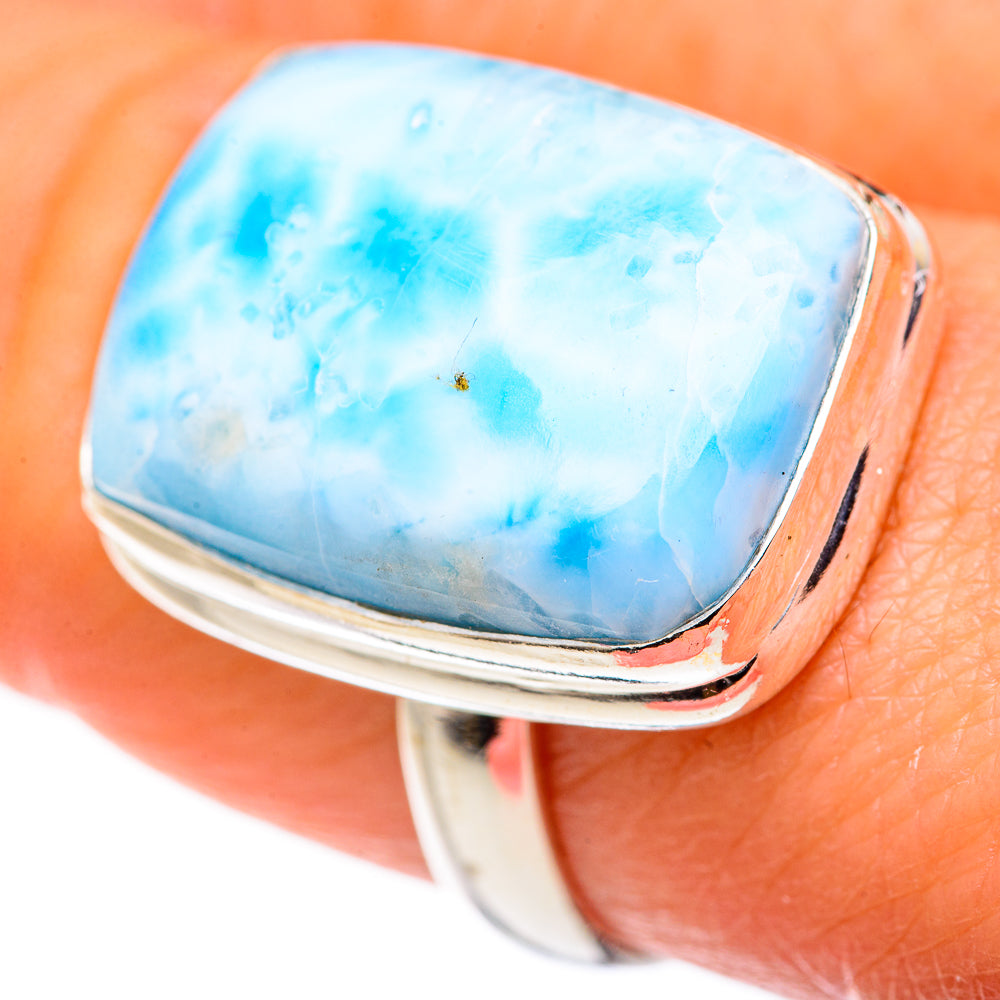 Larimar Rings handcrafted by Ana Silver Co - RING127810