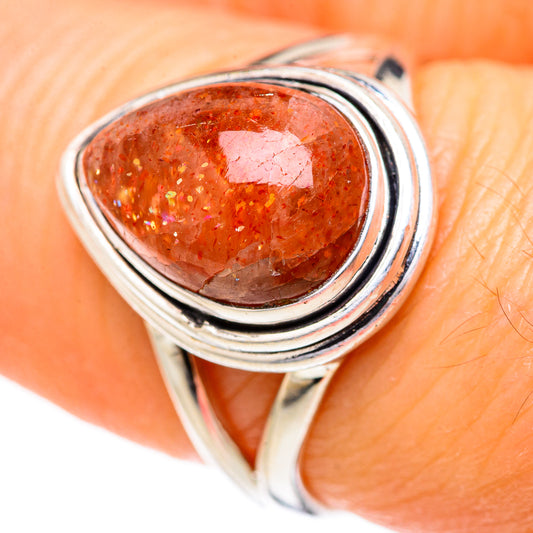 Sunstone Rings handcrafted by Ana Silver Co - RING127821