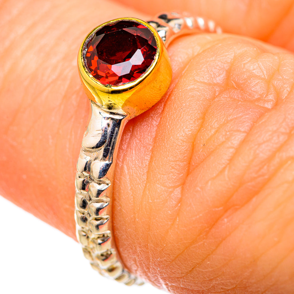 Garnet Rings handcrafted by Ana Silver Co - RING127824