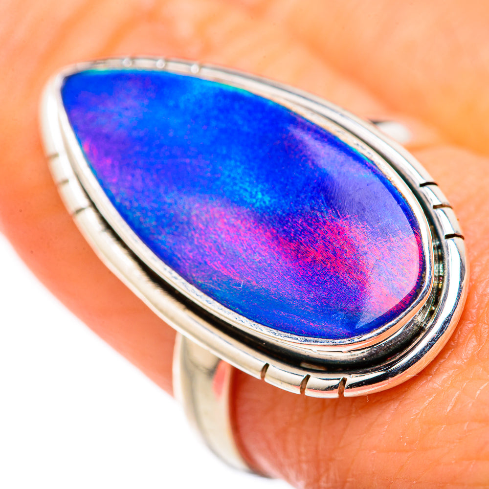 Aura Opal Rings handcrafted by Ana Silver Co - RING127830