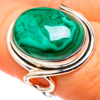Malachite Rings handcrafted by Ana Silver Co - RING127844