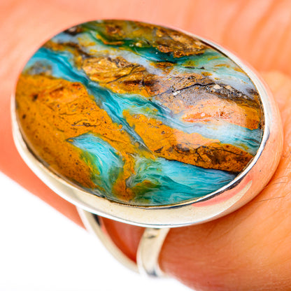 Peruvian Opal Rings handcrafted by Ana Silver Co - RING127857