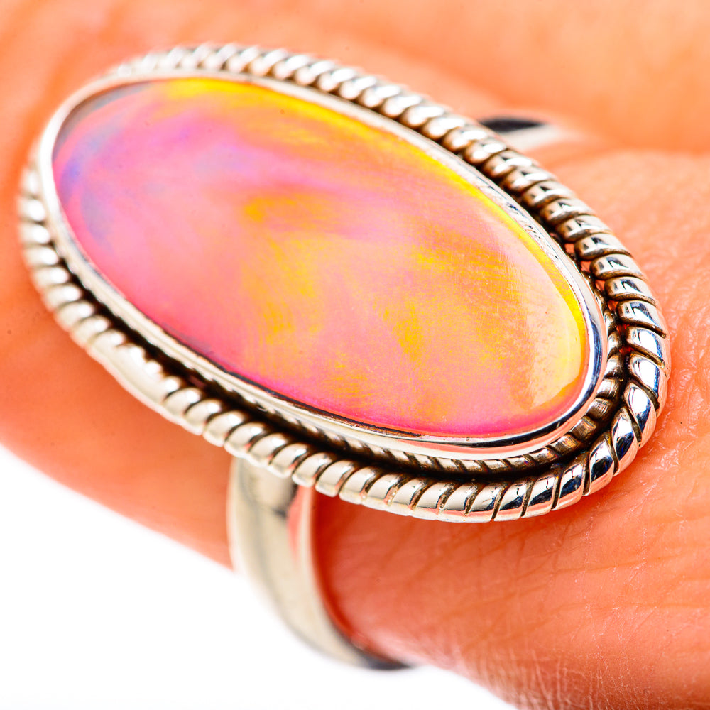Aura Opal Rings handcrafted by Ana Silver Co - RING127860