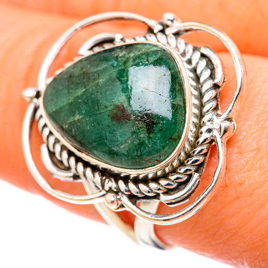 Emerald Rings handcrafted by Ana Silver Co - RING127867