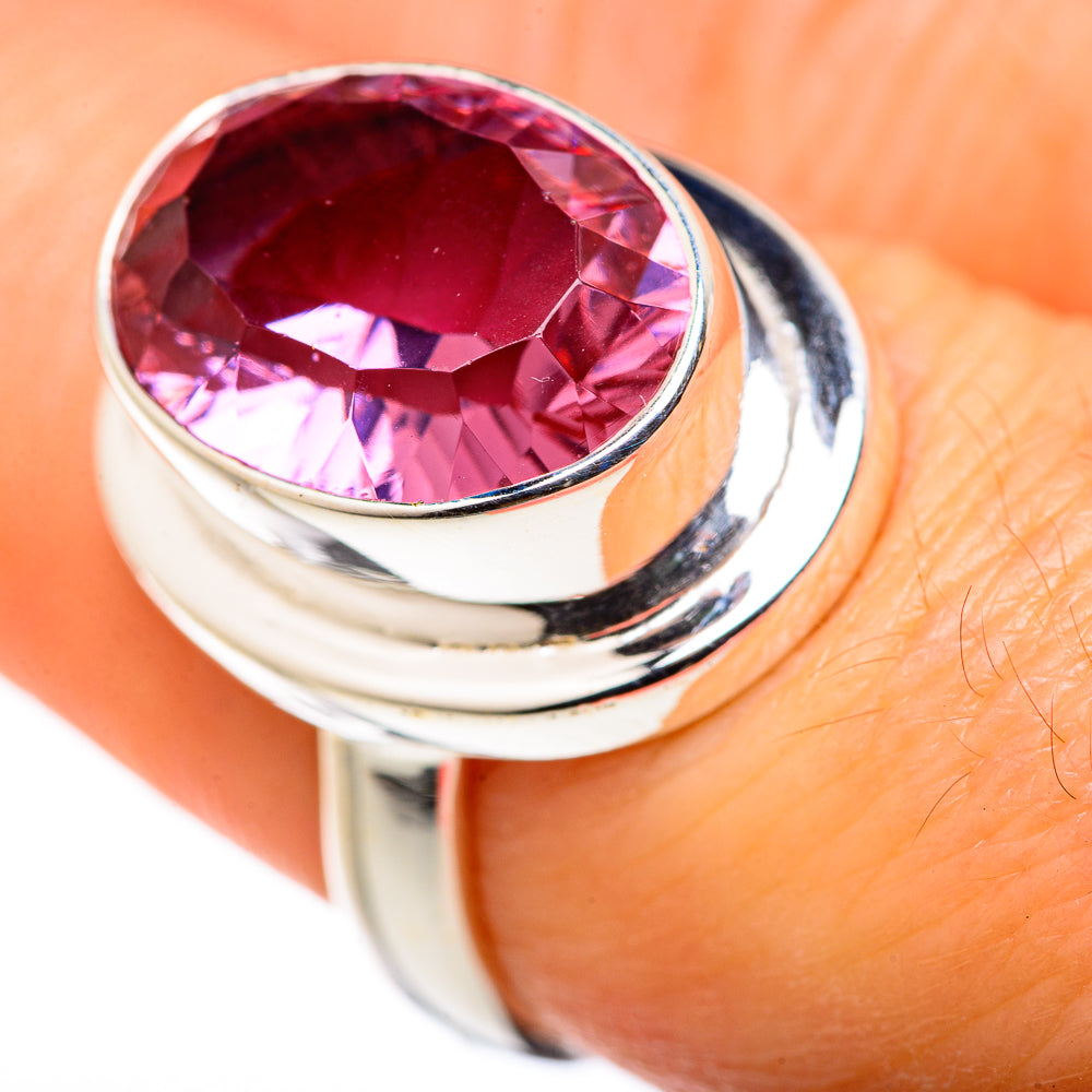 Color Change Alexandrite (Lab.) Rings handcrafted by Ana Silver Co - RING127876