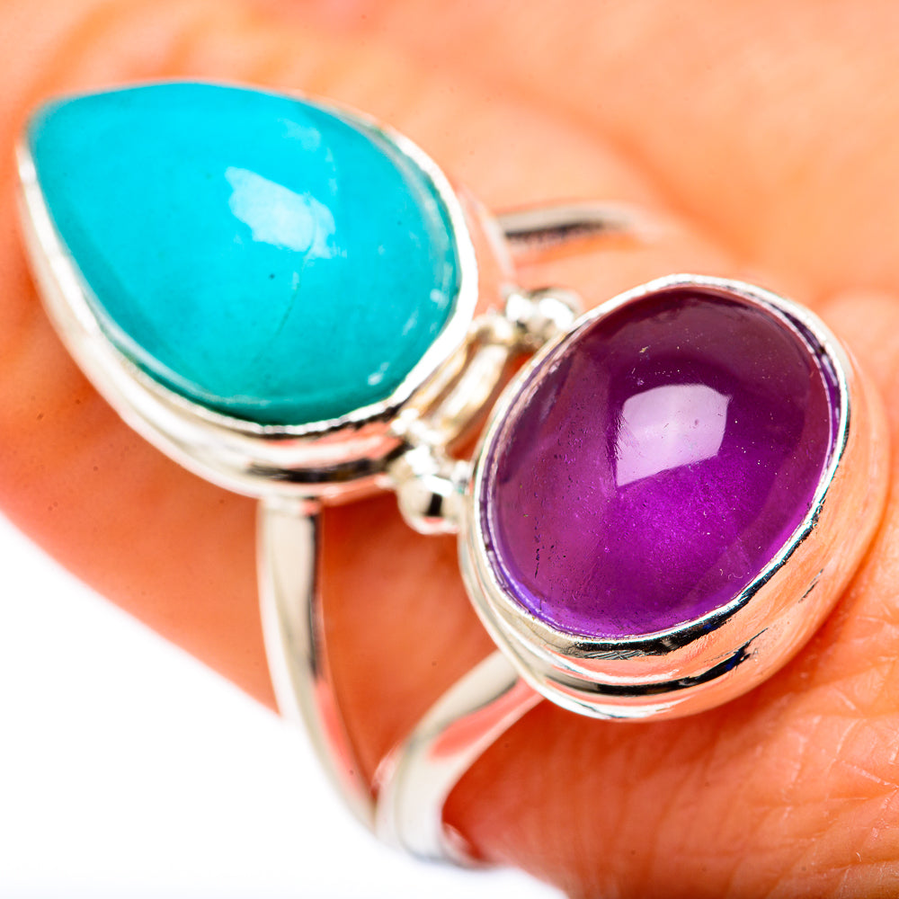 Larimar Rings handcrafted by Ana Silver Co - RING127880