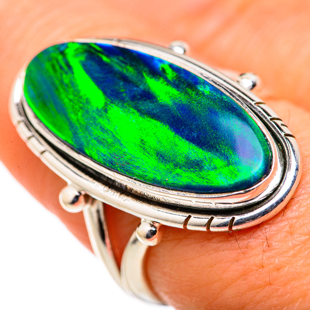 Aura Opal Rings handcrafted by Ana Silver Co - RING127882