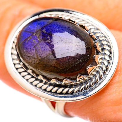 Labradorite Rings handcrafted by Ana Silver Co - RING127889