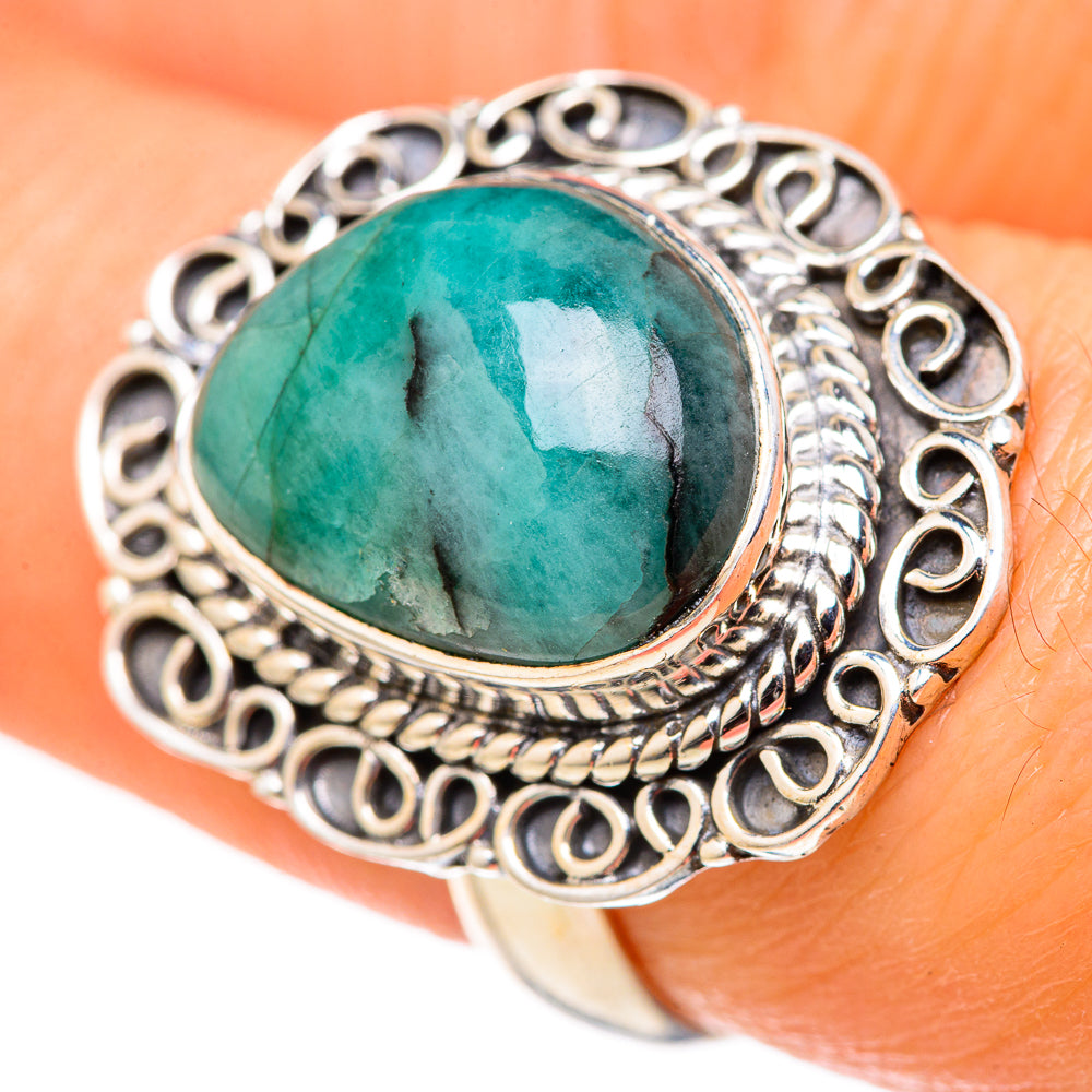 Emerald Rings handcrafted by Ana Silver Co - RING127894