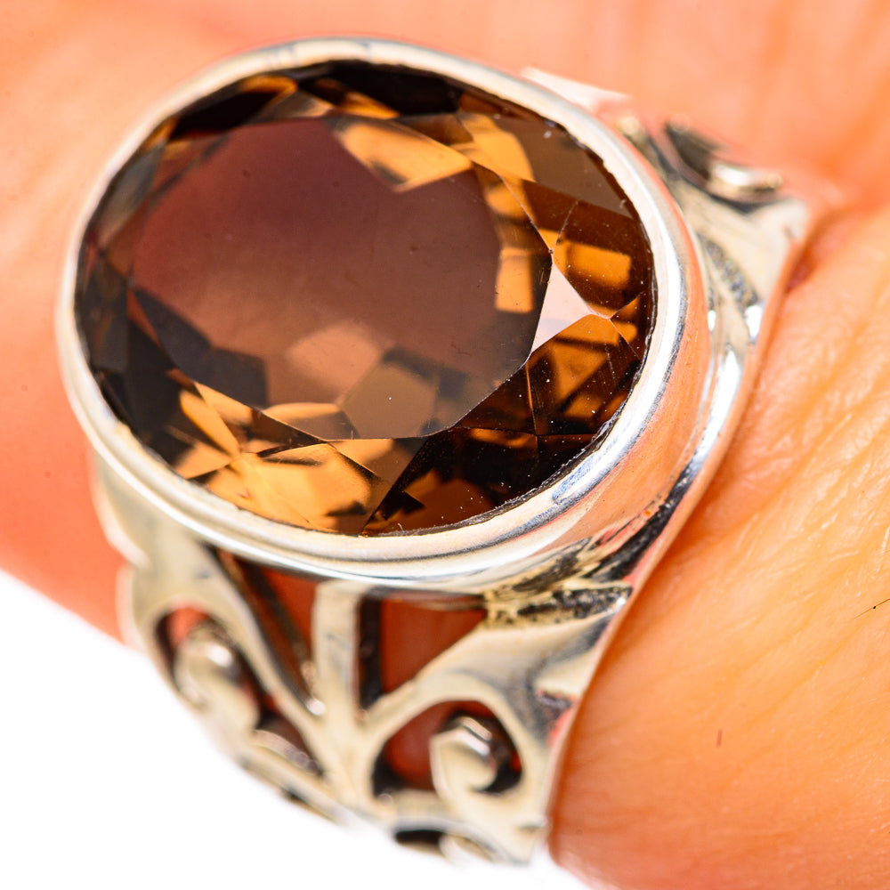 Smoky Quartz Rings handcrafted by Ana Silver Co - RING127898