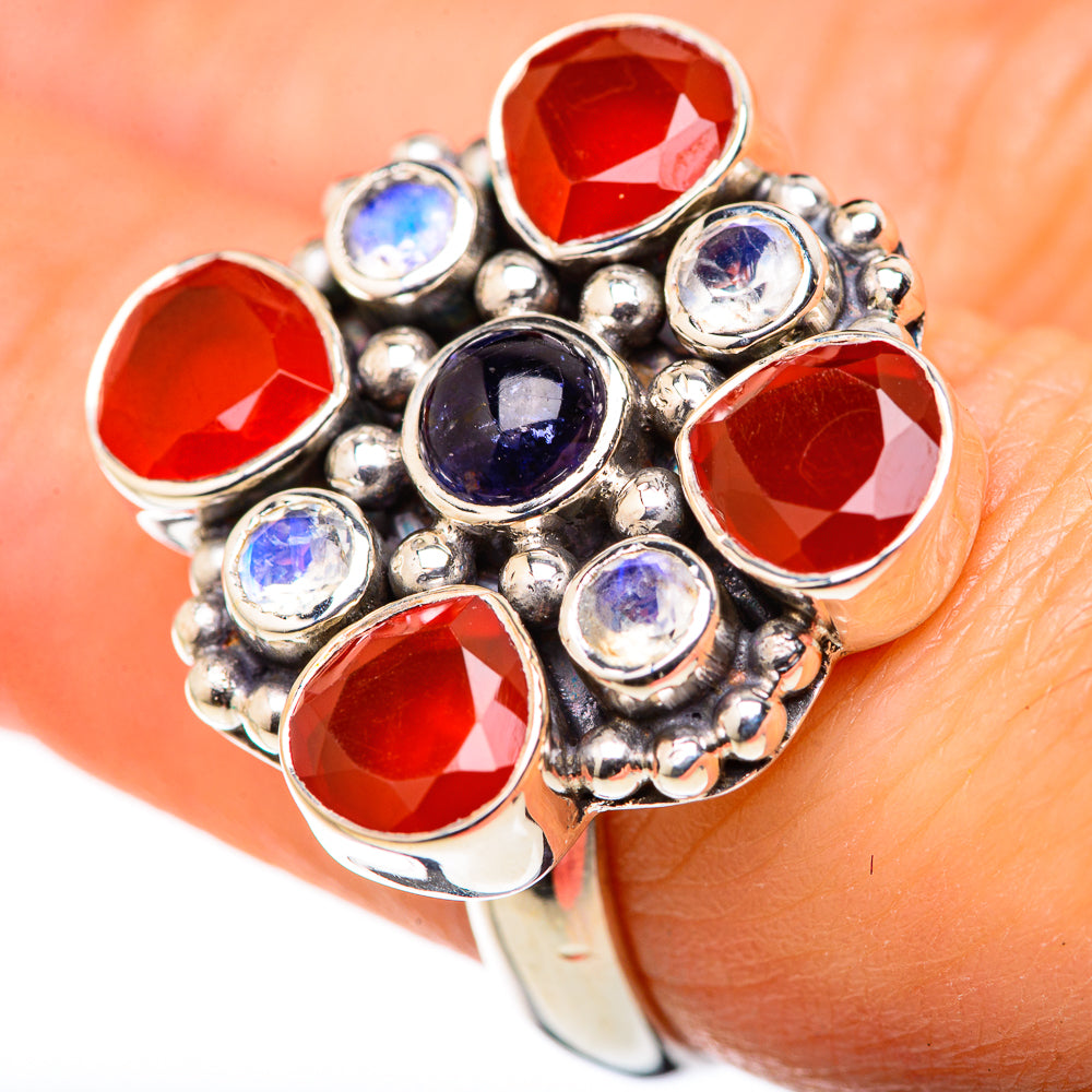 Red Onyx Rings handcrafted by Ana Silver Co - RING127900