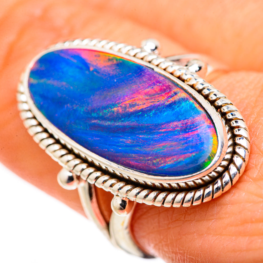 Aura Opal Rings handcrafted by Ana Silver Co - RING127909