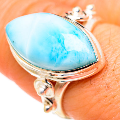 Larimar Rings handcrafted by Ana Silver Co - RING127917