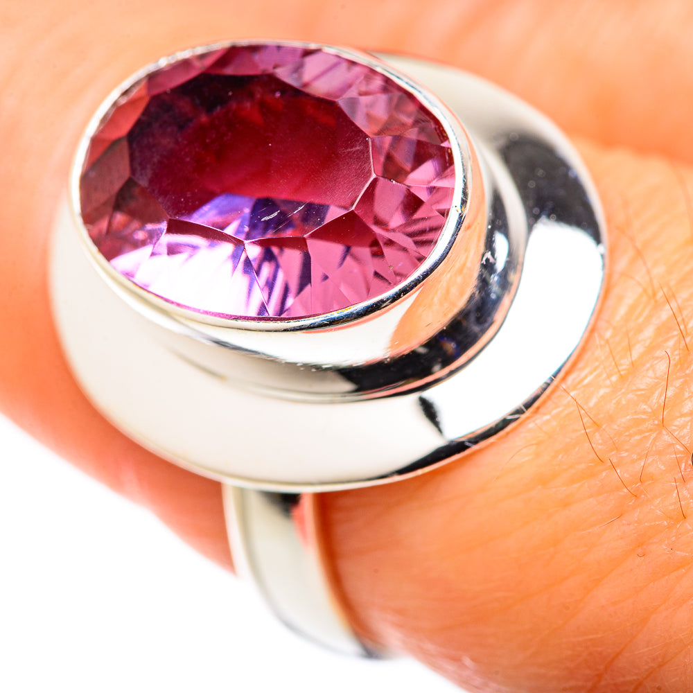 Color Change Alexandrite (Lab.) Rings handcrafted by Ana Silver Co - RING127929