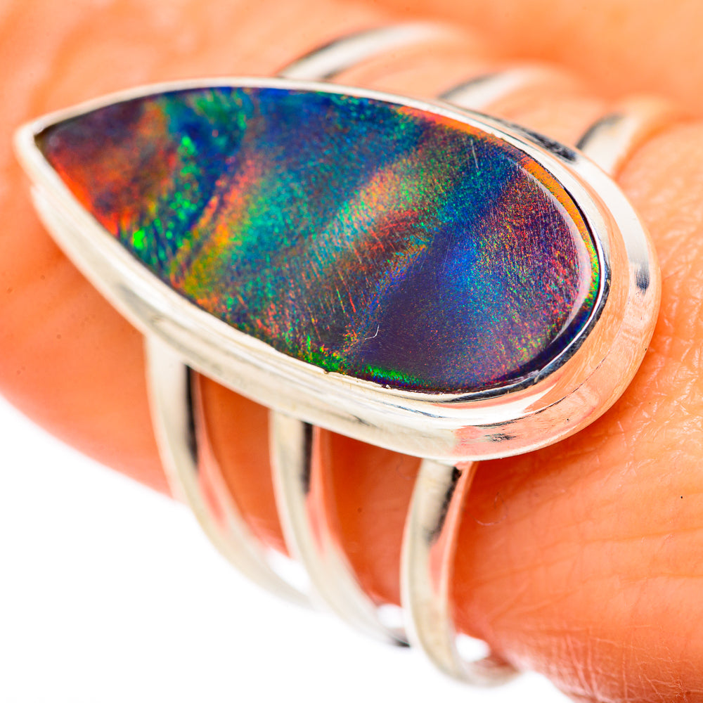 Aura Opal Rings handcrafted by Ana Silver Co - RING127935