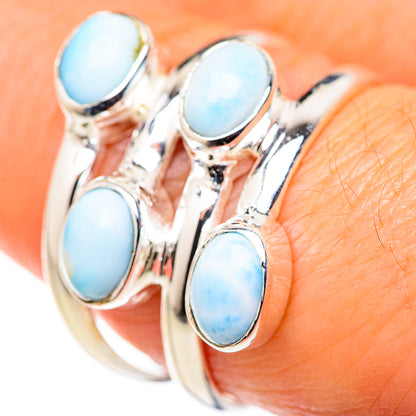 Larimar Rings handcrafted by Ana Silver Co - RING127941