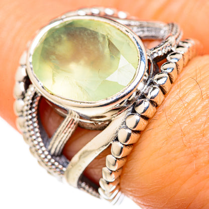 Prehnite Rings handcrafted by Ana Silver Co - RING127950