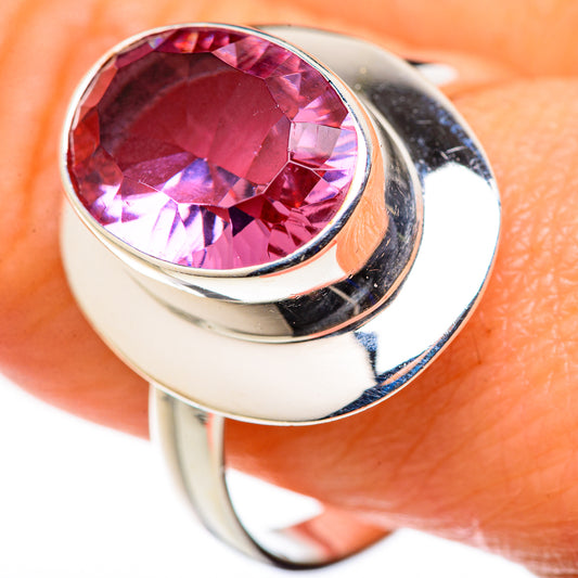 Color Change Alexandrite (Lab.) Rings handcrafted by Ana Silver Co - RING127954