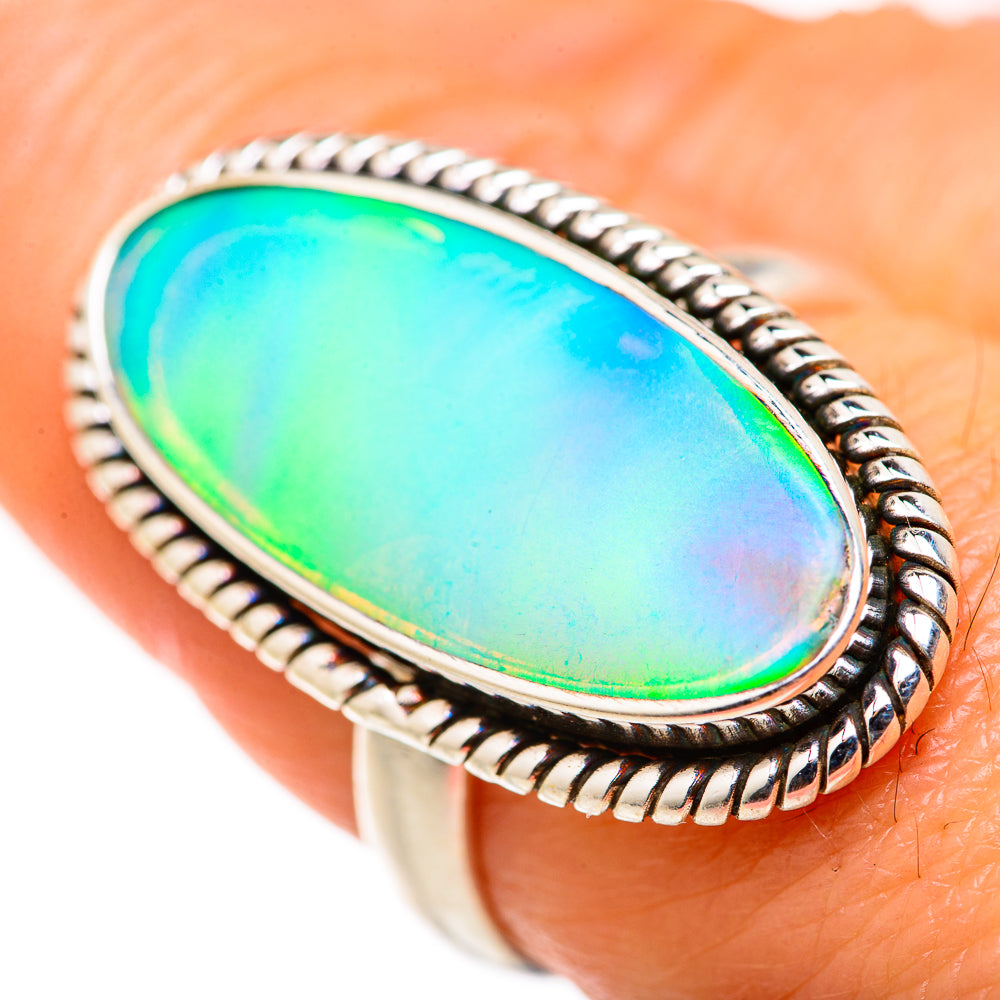 Aura Opal Rings handcrafted by Ana Silver Co - RING127957