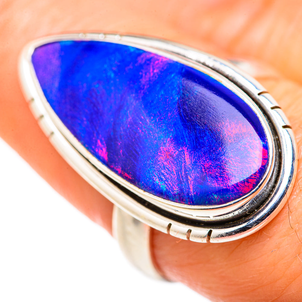 Aura Opal Rings handcrafted by Ana Silver Co - RING127958