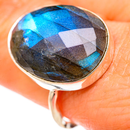 Labradorite Rings handcrafted by Ana Silver Co - RING127963