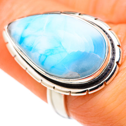Larimar Rings handcrafted by Ana Silver Co - RING127965