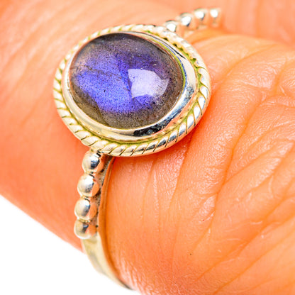 Labradorite Rings handcrafted by Ana Silver Co - RING127970