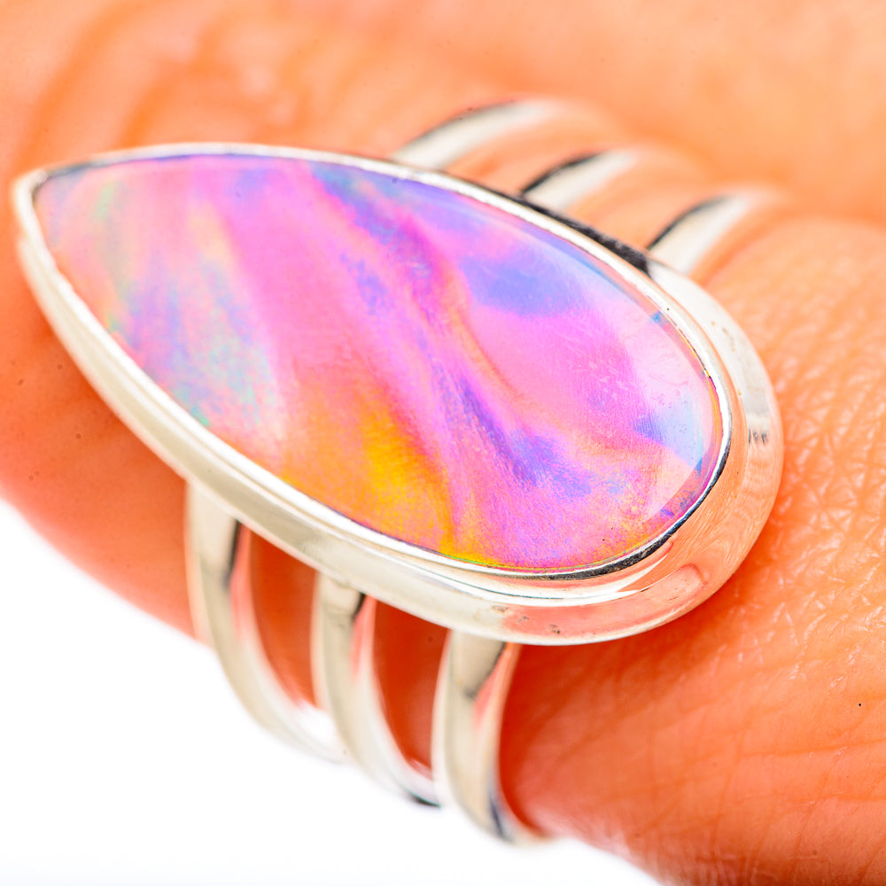 Aura Opal Rings handcrafted by Ana Silver Co - RING127975