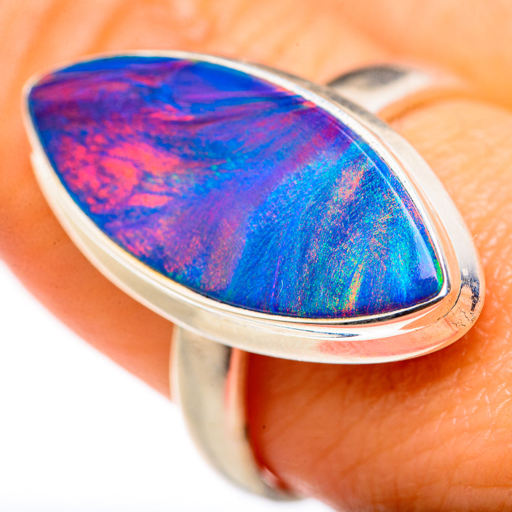 Aura Opal Rings handcrafted by Ana Silver Co - RING127976