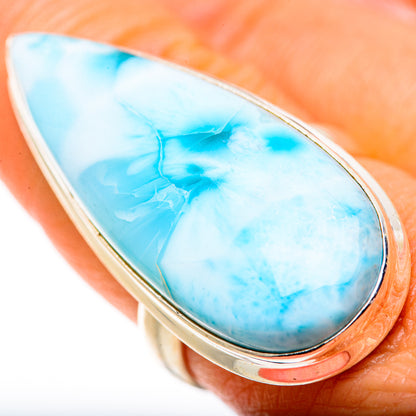 Larimar Rings handcrafted by Ana Silver Co - RING127980