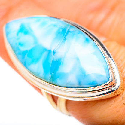 Larimar Rings handcrafted by Ana Silver Co - RING127986