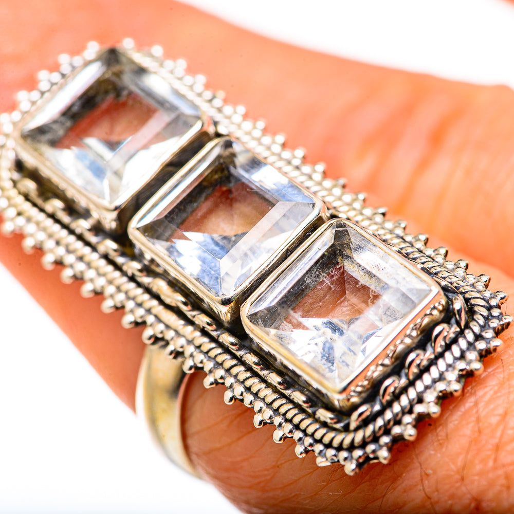 White Quartz Rings handcrafted by Ana Silver Co - RING127996