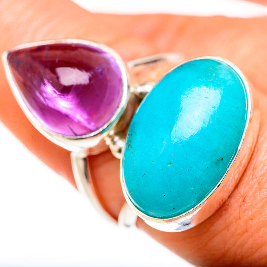 Amazonite Rings handcrafted by Ana Silver Co - RING128000
