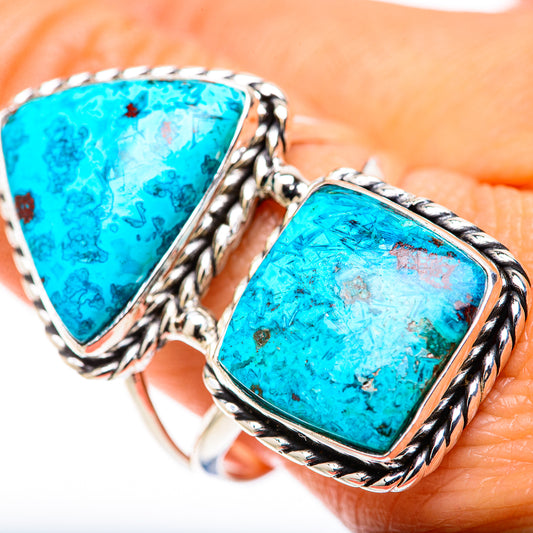 Shattuckite Rings handcrafted by Ana Silver Co - RING128003