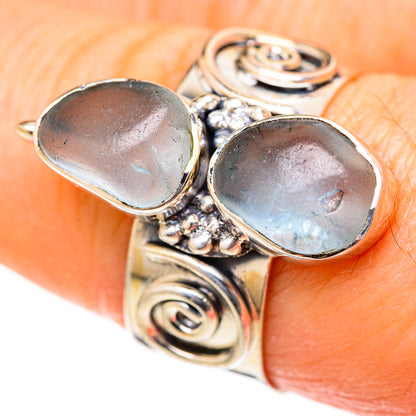 Aquamarine Rings handcrafted by Ana Silver Co - RING128012