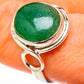 Green Aventurine Rings handcrafted by Ana Silver Co - RING128016