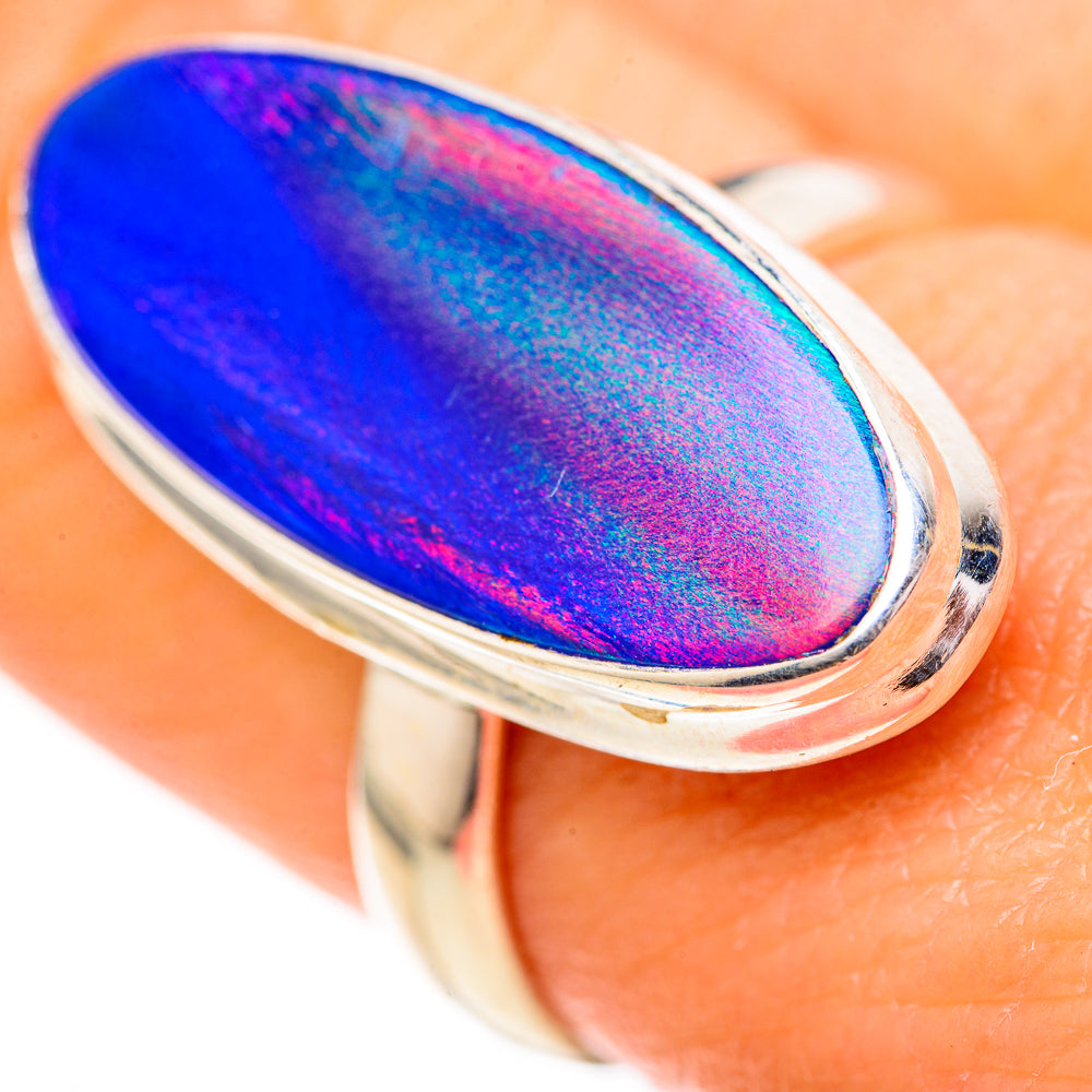 Aura Opal Rings handcrafted by Ana Silver Co - RING128031