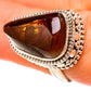 Mexican Fire Agate Rings handcrafted by Ana Silver Co - RING128049